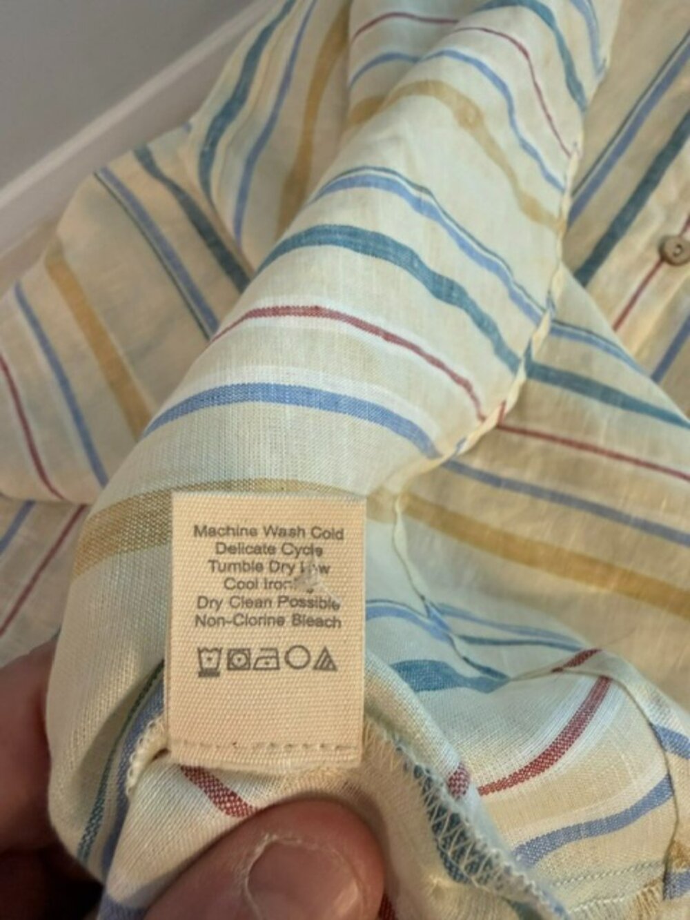ROAD to NOWHERE Linen Striped Maxi Dress - Picture 5 of 5